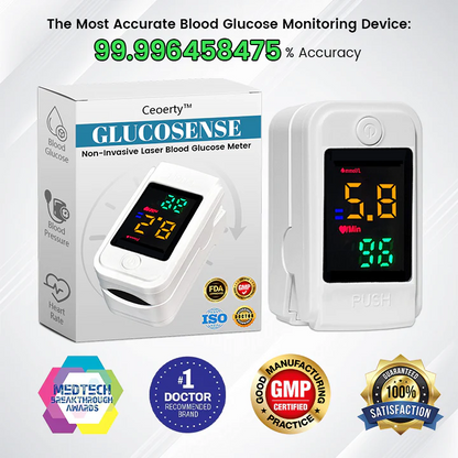 Ceoerty™ GlucoSense Non-Invasive Laser Blood Glucose Meter