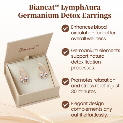 Biancat™ LymphAura Germanium Detox Earrings