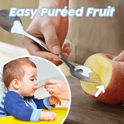 2 in 1 Baby Fruit Spoon