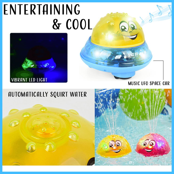 2-in-1 UFO Bathing Toy